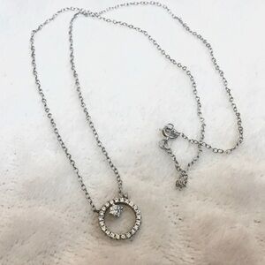Helzberg Diamonds Infinity Circle Necklace Sterling 925
